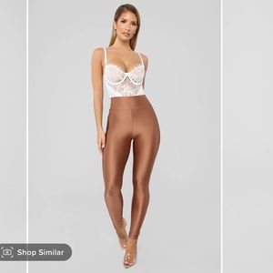 Brown leggings XS fits S **NEW ****